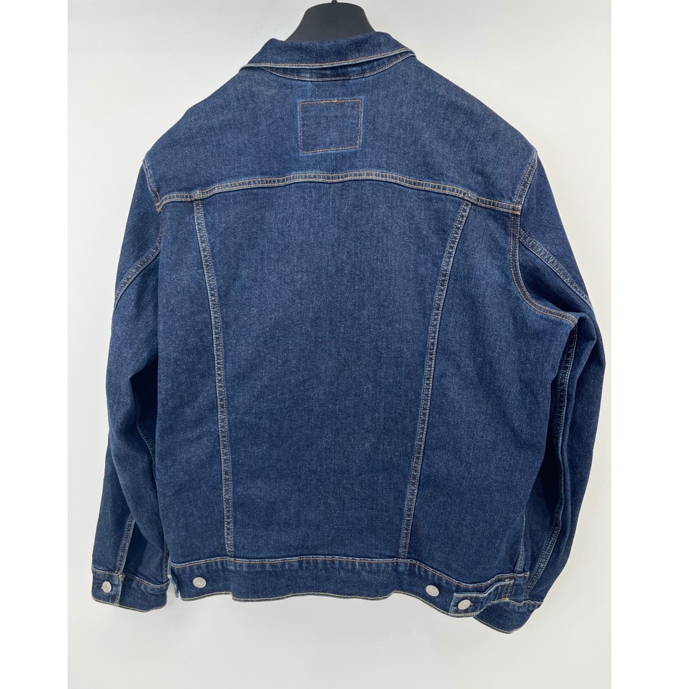 Levi's Trucker Jacket Mens XL Dark Indigo Blue Denim Standard Fit 72334-2761 - Picture 4 of 9